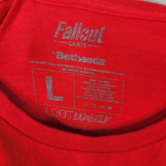 Fallout Loot Crate Bethesda Short Sleeve Frontside Graphic Tee Large - Picture 4 of 4